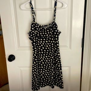 Black with yellow soft sundress size s